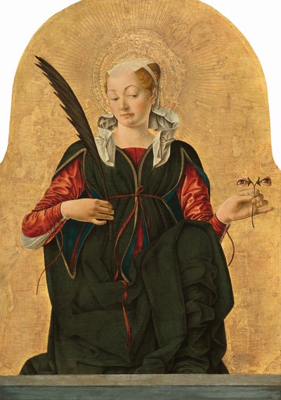 Santa Lucía, c. 1473-1474 de Francesco del Cossa