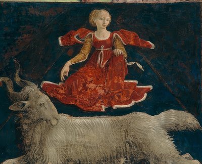 Aries, signo zodiacal del mes de marzo de Francesco del Cossa