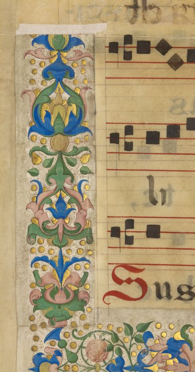 Borde decorativo de Francesco di Antonio del Chierico
