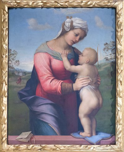 Virgen con el Niño de Francesco di Cristofano Franciabigio