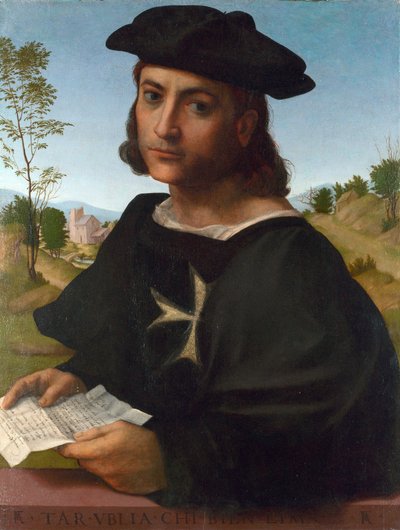 Retrato de un caballero de Rodas de Francesco di Cristofano Franciabigio