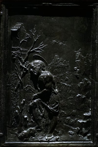 San Jerónimo Penitente, c.1470-75 (bronce patinado) de Francesco di Giorgio Martini