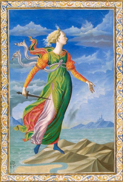 Alegoría de Cartago, c. 1448 de Francesco di Stefano Pesellino