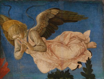 Panel de ángel del retablo de Santa Trinità de Pistoia, 1455-1460 de Francesco di Stefano Pesellino