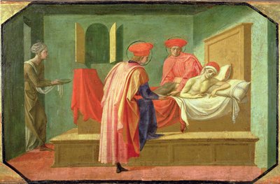 SS. Cosme y Damián Curando a los Enfermos de Francesco di Stefano Pesellino