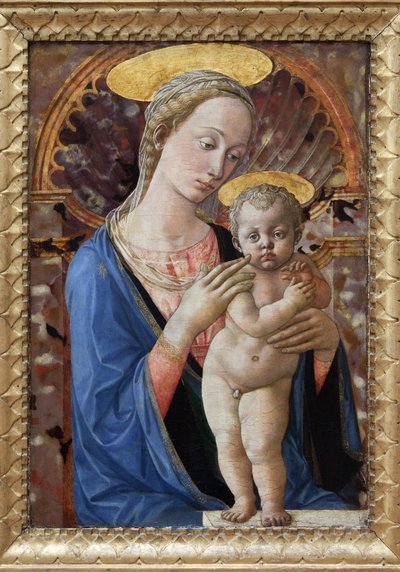 La Virgen con el Niño, pintura de Francesco di Stefano, conocido como Pesellino (ca. 1422-1457). Fotografía, KIM Youngtae, Lyon, Musee des Beaux Arts de Lyon. de Francesco di Stefano Pesellino