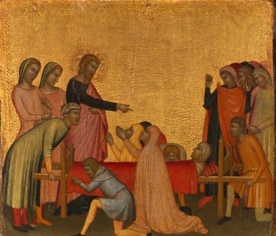 San Juan Evangelista resucita a Satheus de Francescuccio Ghissi