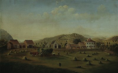 Granja Leete, West Claremont, New Hampshire, ca. 1822 de Francis Alexander