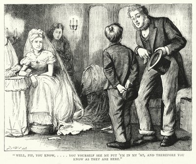 Ilustración para Grandes Esperanzas de Charles Dickens de Francis Arthur Fraser
