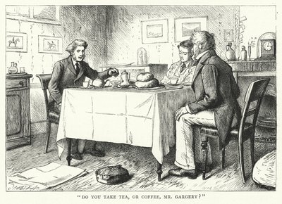 Ilustración para Grandes Esperanzas de Charles Dickens (grabado) de Francis Arthur Fraser