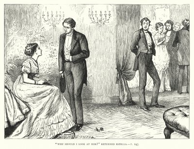 Ilustración para Grandes Esperanzas de Charles Dickens (grabado) de Francis Arthur Fraser