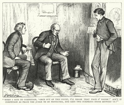 Ilustración para Grandes Esperanzas de Charles Dickens (grabado) de Francis Arthur Fraser
