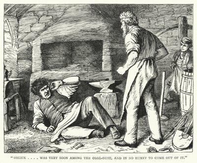 Ilustración para Grandes Esperanzas de Charles Dickens (grabado) de Francis Arthur Fraser