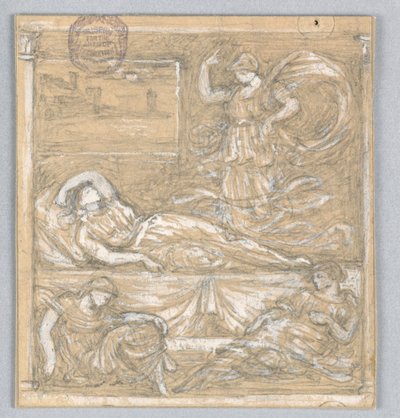 Escena clásica de Francis Augustus Lathrop