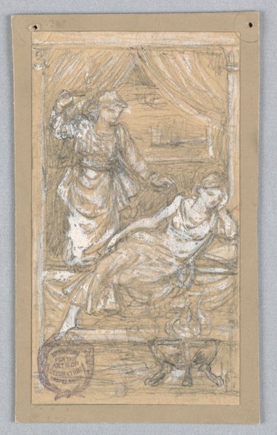 Escena clásica de Francis Augustus Lathrop