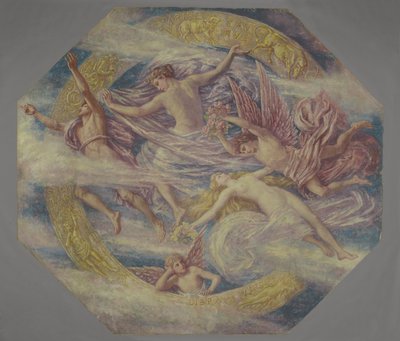 Diana y Sus Acompañantes entre las Constelaciones, c.1894 de Francis Augustus Lathrop