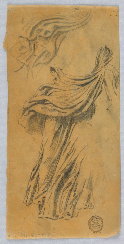 Estudio de drapeado de Francis Augustus Lathrop
