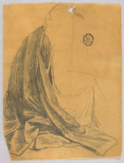 Estudio de drapeado de Francis Augustus Lathrop