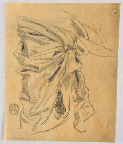 Estudio de drapeado de Francis Augustus Lathrop