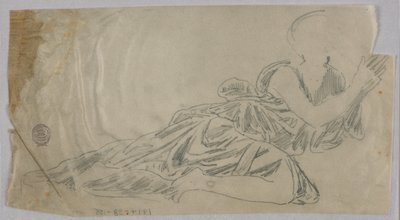 Estudio de drapeado de Francis Augustus Lathrop