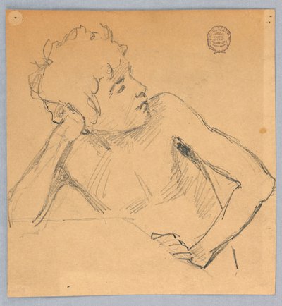 Estudio de figura de Francis Augustus Lathrop