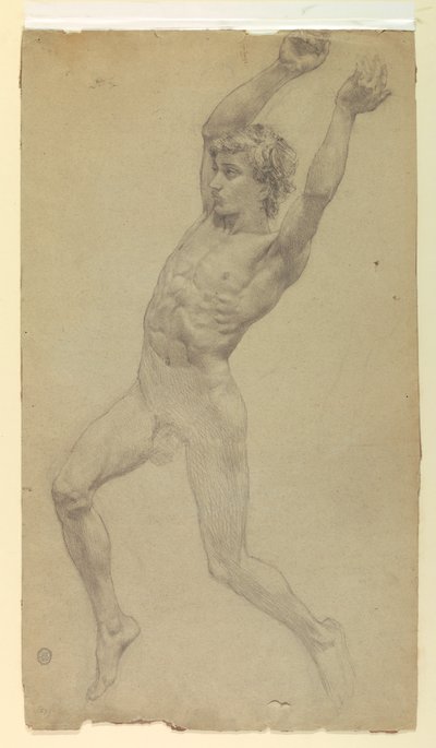 Estudio de figura para Diana y sus asistentes entre las constelaciones de Francis Augustus Lathrop