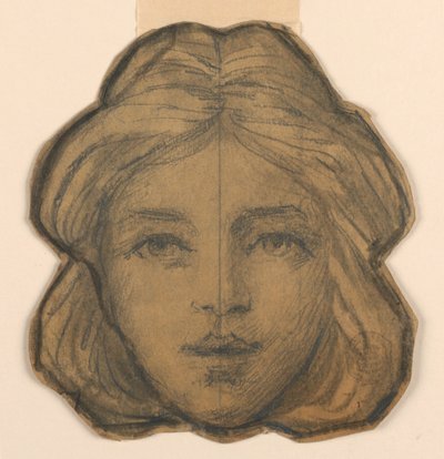Cabeza de una mujer (detalle) de Francis Augustus Lathrop