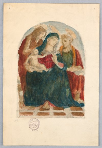 Madonna y el niño de Francis Augustus Lathrop
