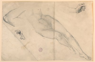 Estudio de desnudo de Francis Augustus Lathrop