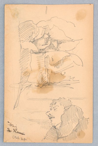 Pasajeros en el Tren a Roma de Francis Augustus Lathrop
