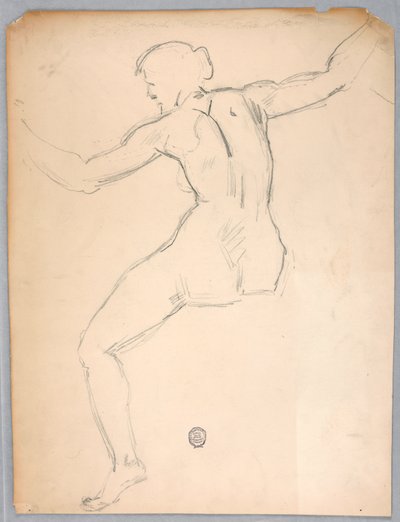 Boceto para "Noche" de Francis Augustus Lathrop