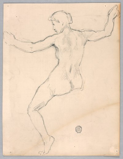 Boceto para "Noche" de Francis Augustus Lathrop