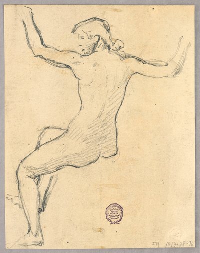 Boceto para "Noche" de Francis Augustus Lathrop