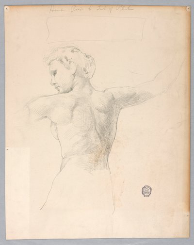 Boceto para "Noche" de Francis Augustus Lathrop
