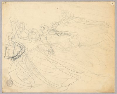 Boceto de Grupo Figural para la Ascensión de Francis Augustus Lathrop