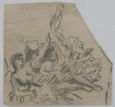 Boceto de figuras para un techo de Francis Augustus Lathrop