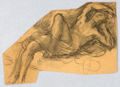 Boceto de figura desnuda de Francis Augustus Lathrop