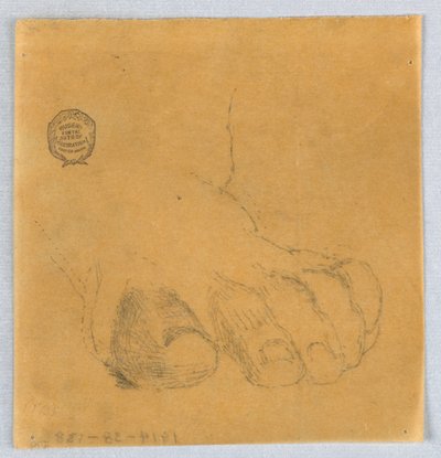 Boceto de dedos de Francis Augustus Lathrop
