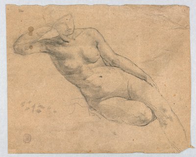 Boceto de una mujer desnuda de Francis Augustus Lathrop