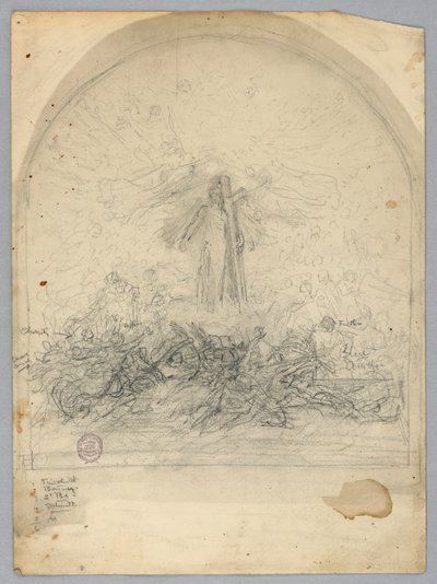 Boceto de la Ascensión de Francis Augustus Lathrop