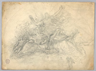 Estudio para Caridad, Fe y Esperanza de Francis Augustus Lathrop