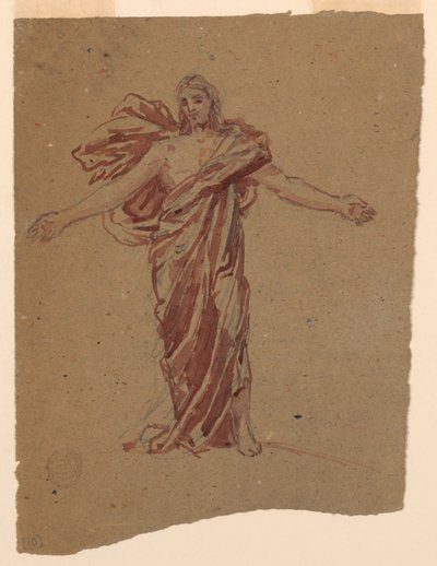 Estudio para Cristo, presbiterio de San Bartolomé, Nueva York de Francis Augustus Lathrop