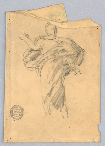 Estudio para Cristo, Presbiterio de San Bartolomé, Nueva York de Francis Augustus Lathrop