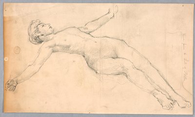 Estudio para "Diana y sus asistentes entre las constelaciones" de Francis Augustus Lathrop