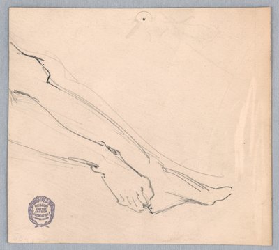 Estudio para "Diana y sus asistentes entre las constelaciones" de Francis Augustus Lathrop