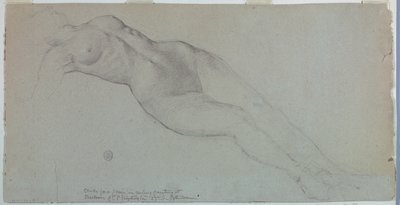 Estudio para "Diana y sus asistentes entre las constelaciones" de Francis Augustus Lathrop