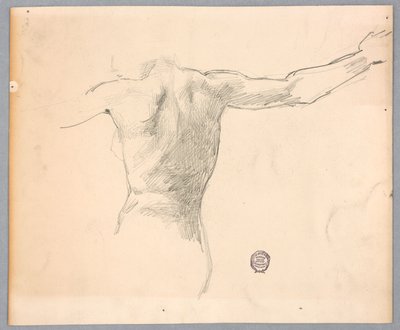 Estudio para "Diana y sus asistentes entre las constelaciones" de Francis Augustus Lathrop