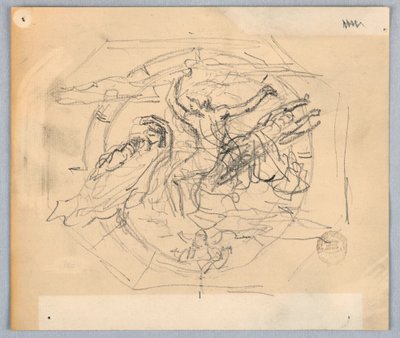 Estudio para "Zodiaco" de Francis Augustus Lathrop