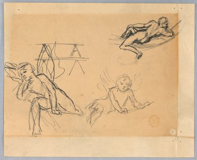 Estudio para "Zodiaco" de Francis Augustus Lathrop