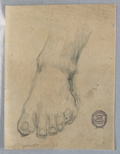 Estudio para un pie de Francis Augustus Lathrop